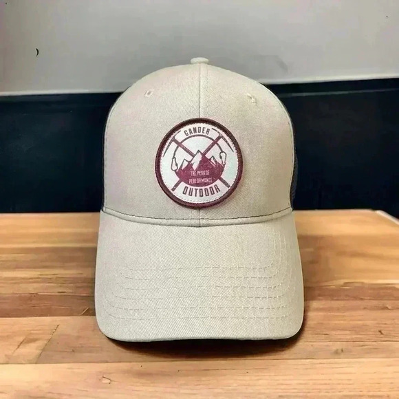 Gander Mountain Gander Outdoor NEW WTags Men's Tan/Black Snapback Trucker Hat - Picture 1 of 4